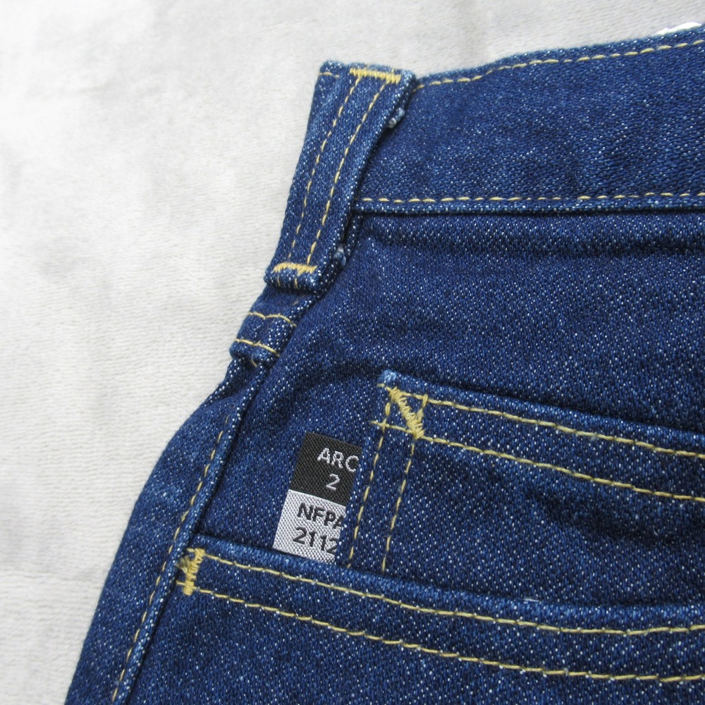 Carhartt FR Jeans Mens 40x34 Relaxed Bootcut Flame Resistant Work Blue Denim NEW - Picture 3 of 12